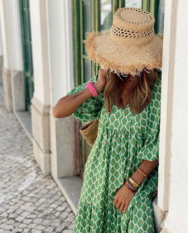 Berthilde | Damska letnia sukienka vintage | Maxi