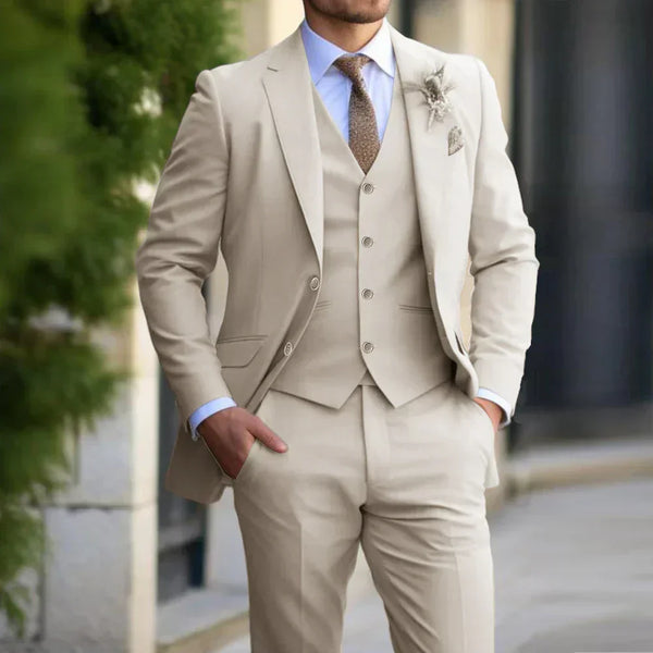 Herren Dreiteilig Hochzeitsanzug | Moderne