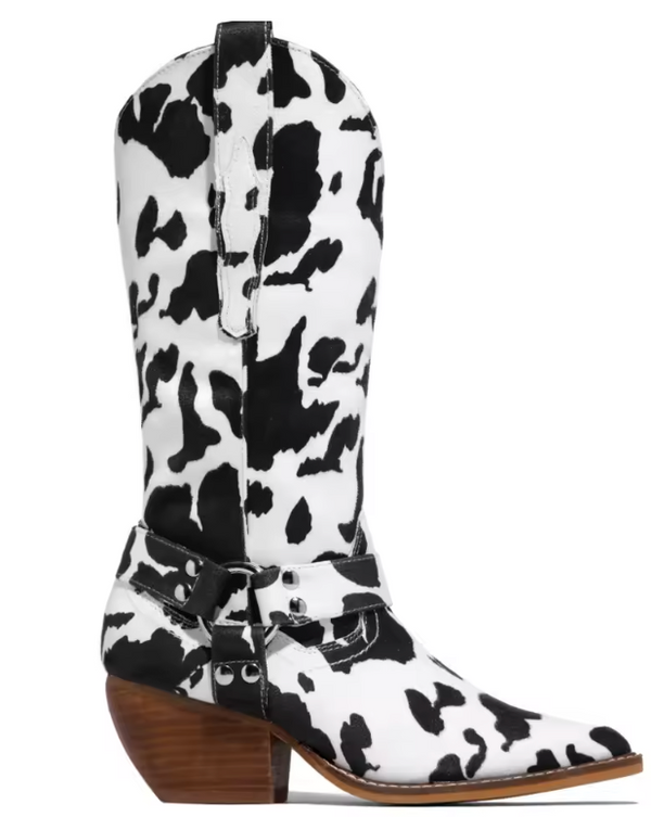 Emma | Gepolstert Runde Spitze Cowboy-Stiefel