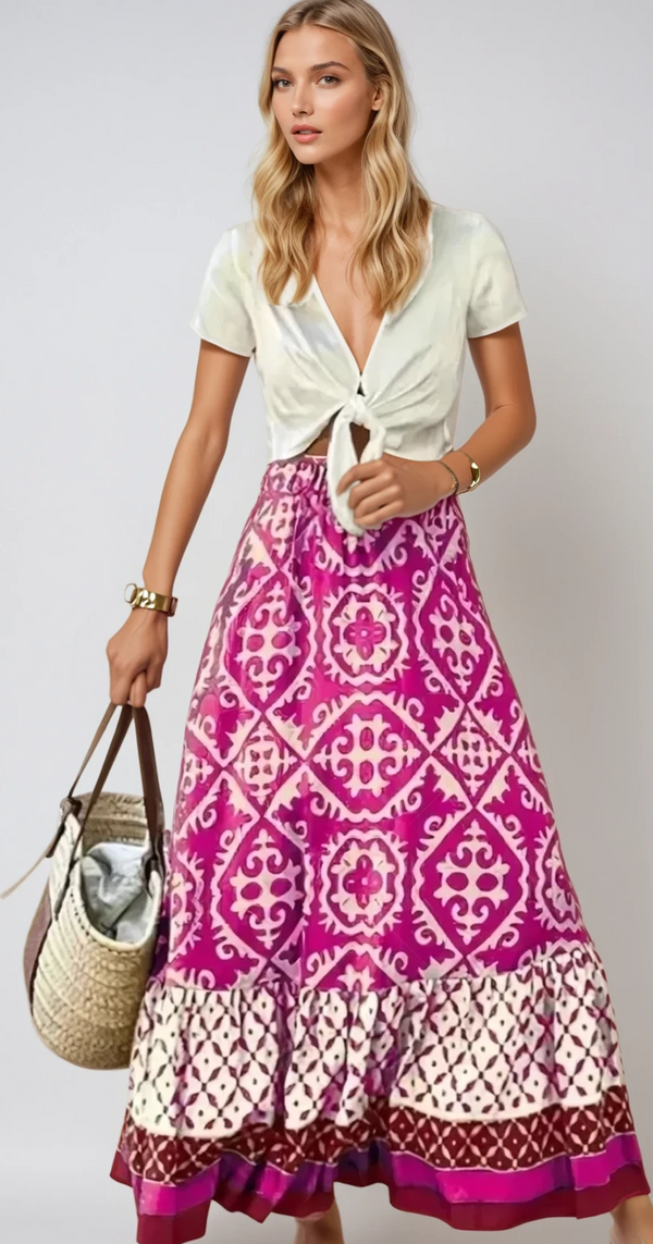 Casmira | Women's Summer Beach Skirt | Maxi