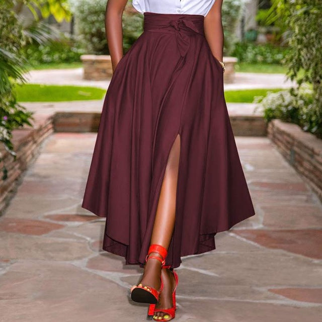 Feija | Damen Vintage Elegant Röcke | Maxi
