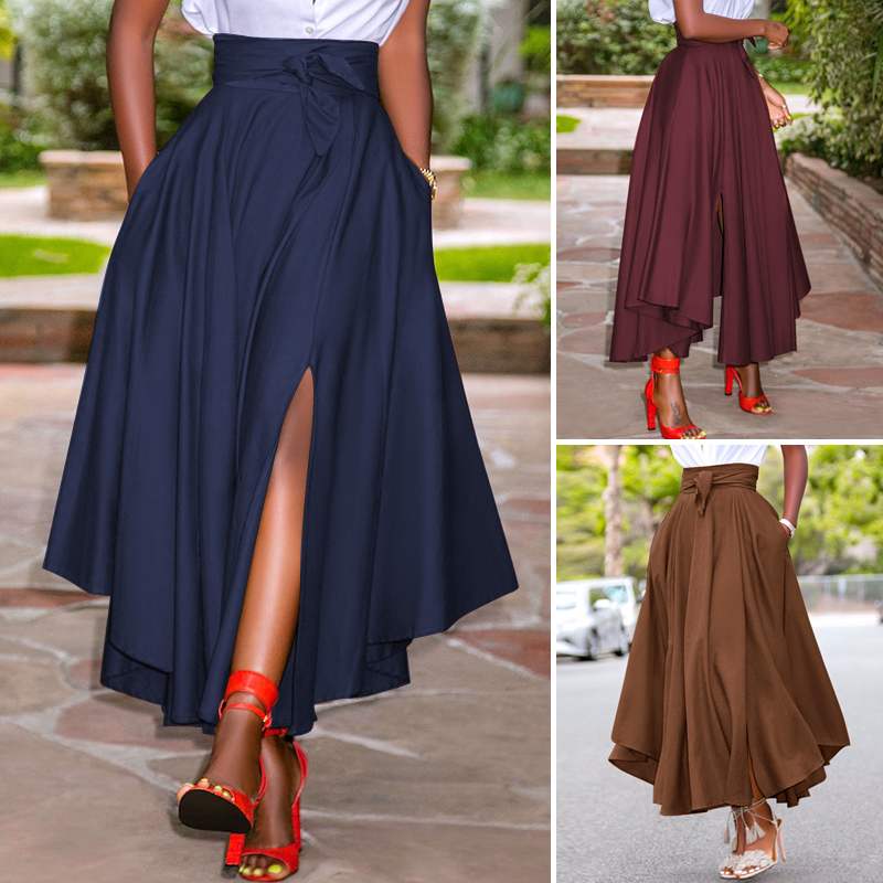 Feija | Damen Vintage Elegant Röcke | Maxi