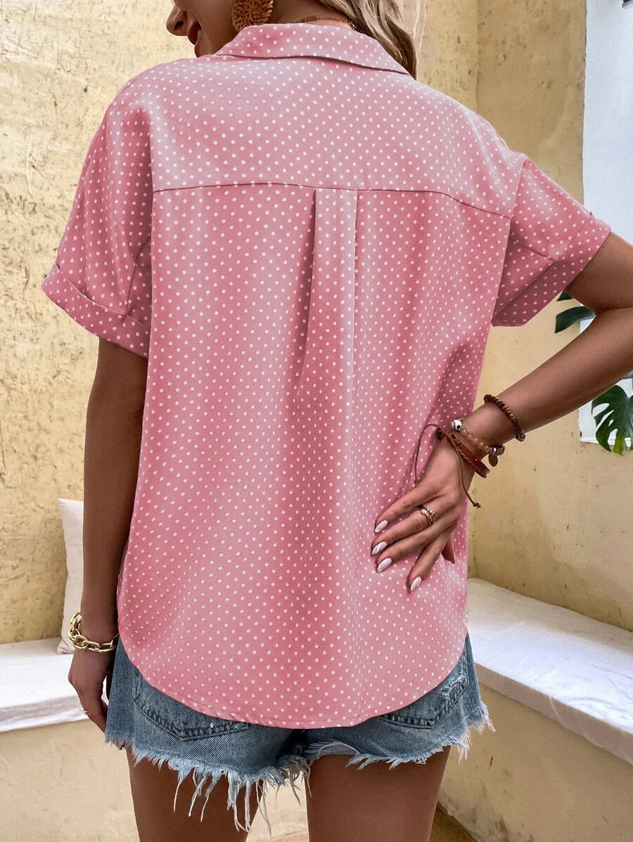 Elviera | Damen Vintage Polo | Kurzarm