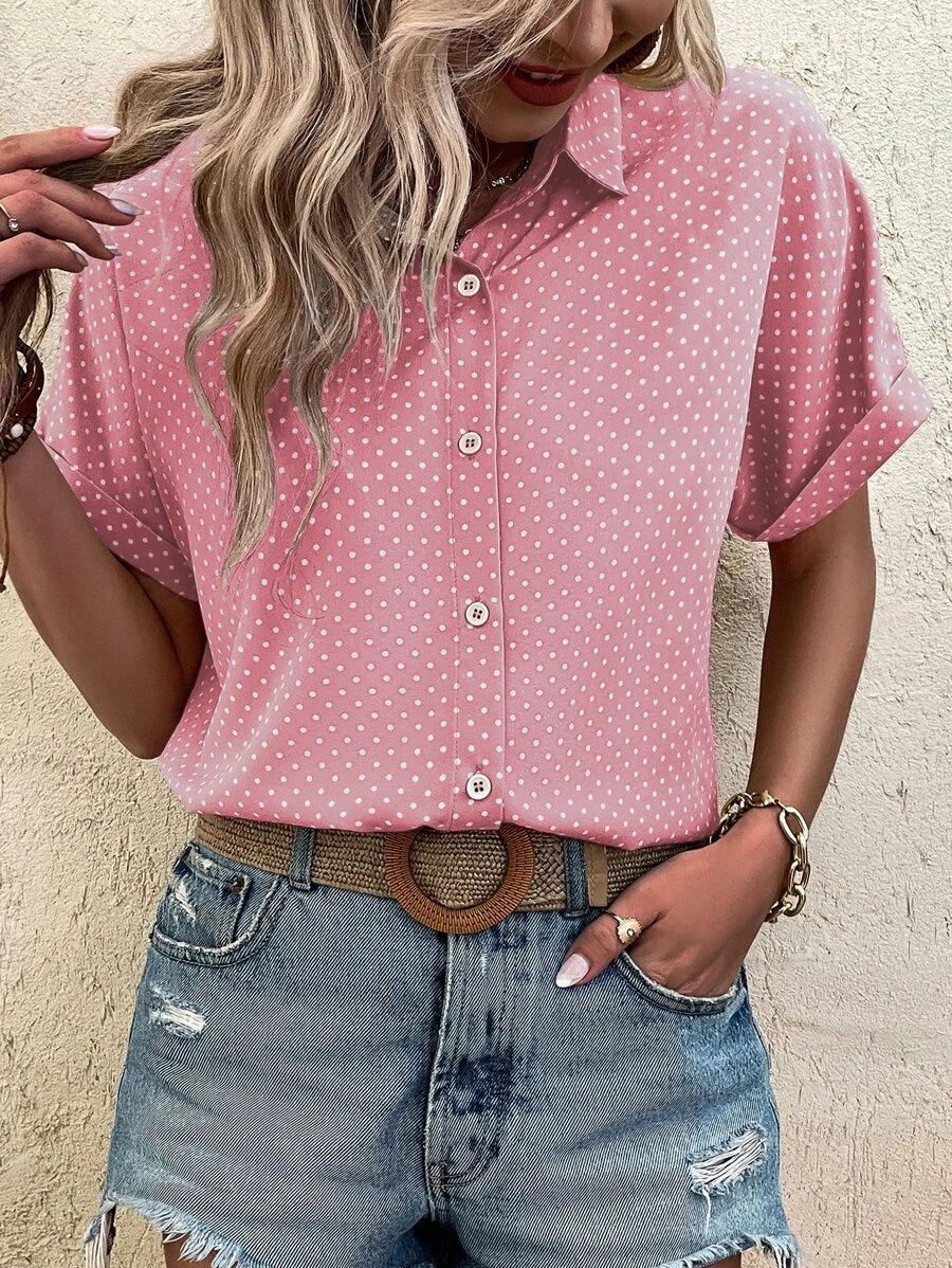 Elviera | Damen Vintage Polo | Kurzarm