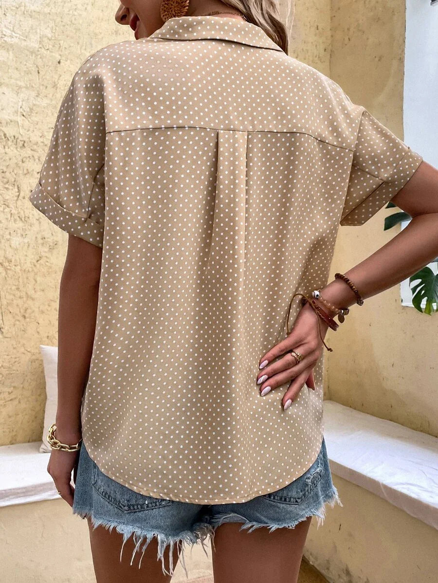 Elviera | Damen Vintage Polo | Kurzarm