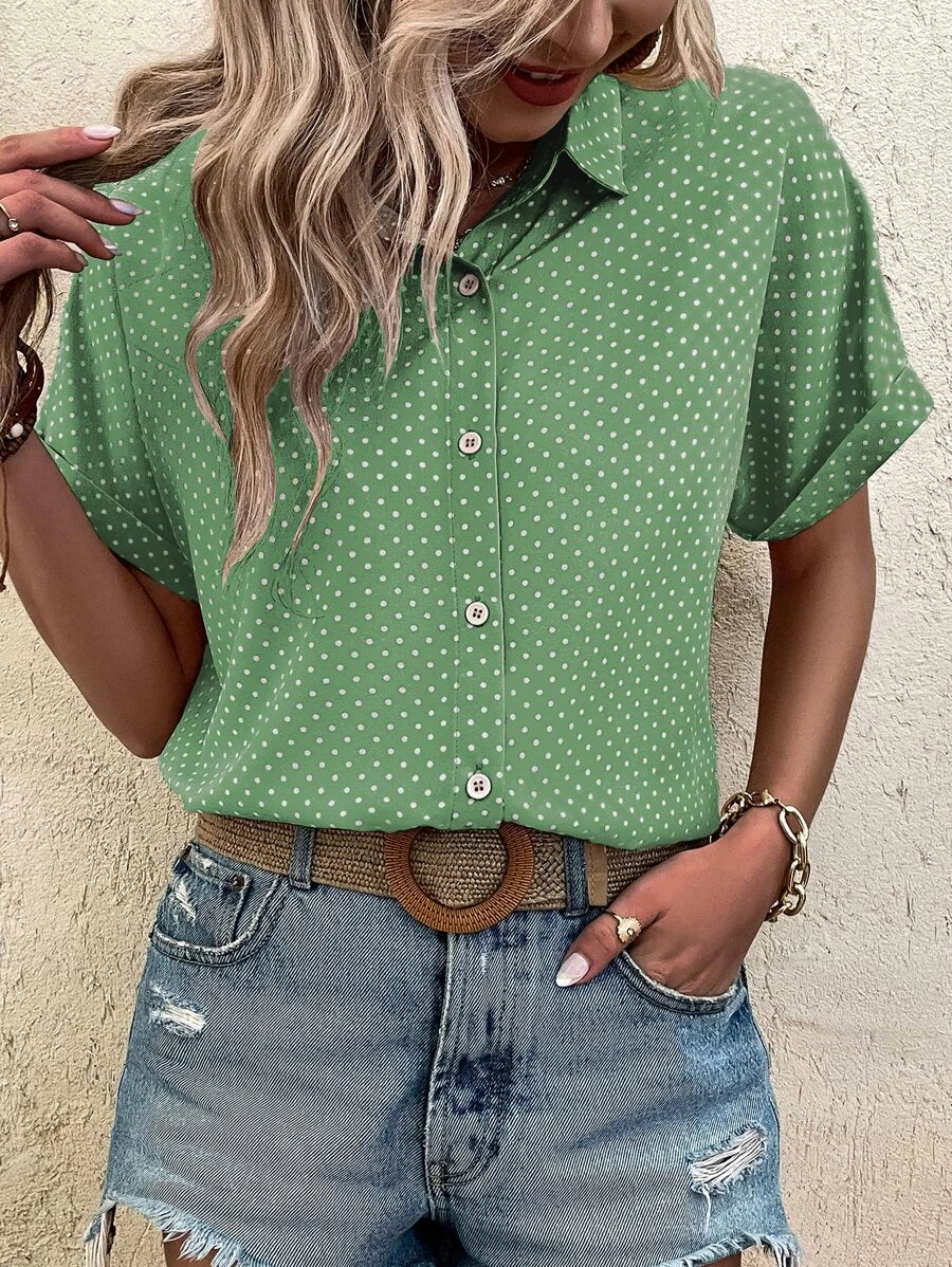 Elviera | Damen Vintage Polo | Kurzarm