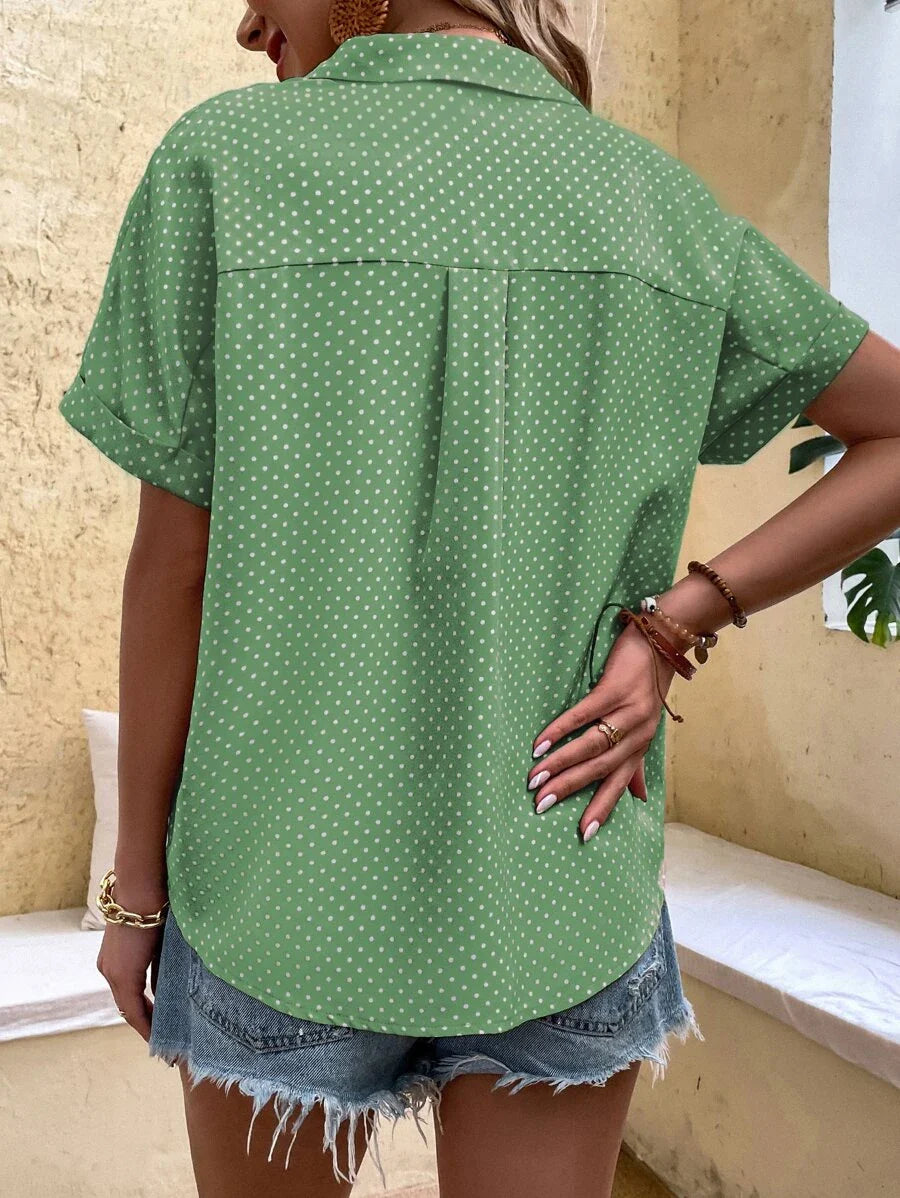 Elviera | Damen Vintage Polo | Kurzarm