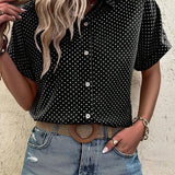 Elviera | Damen Vintage Polo | Kurzarm