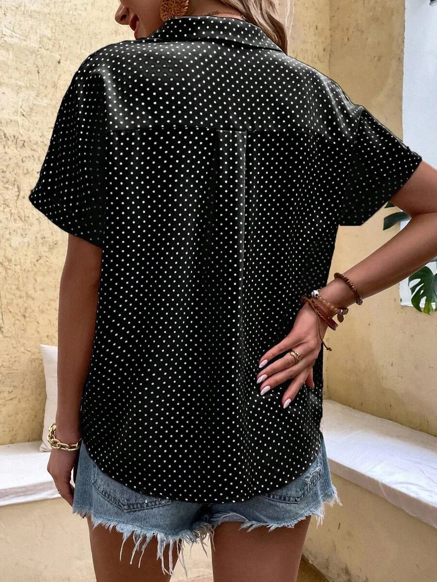 Elviera | Damen Vintage Polo | Kurzarm
