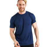 Herren Kurzarm Rundhals Einfach T-Shirt