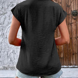 Leanar | Damen V-Ausschnitt Bluse | Bequem