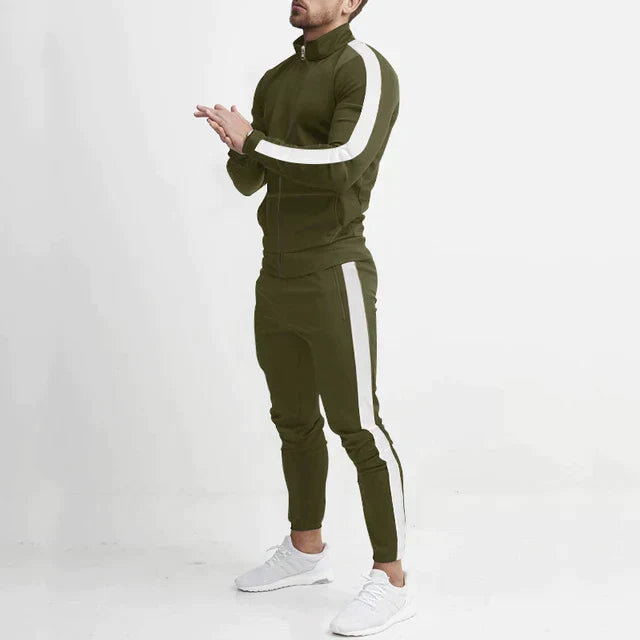 Herren Sportlich Jogginganzug | Zweiteiler Set