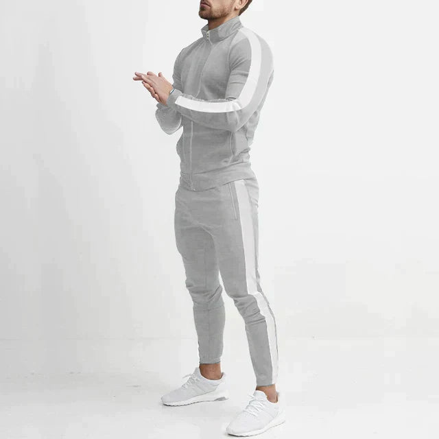 Herren Sportlich Jogginganzug | Zweiteiler Set