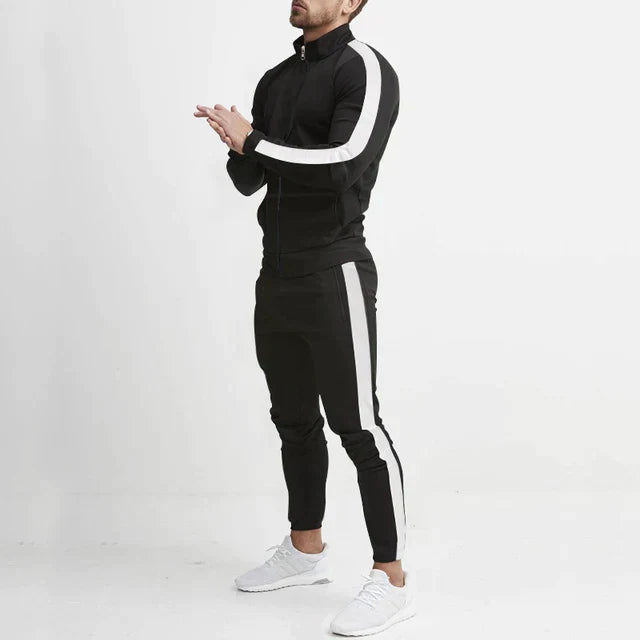 Herren Sportlich Jogginganzug | Zweiteiler Set