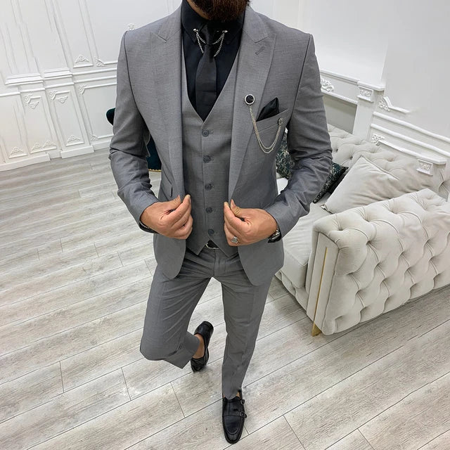 Herren Moderne Anzug | Dreiteilig