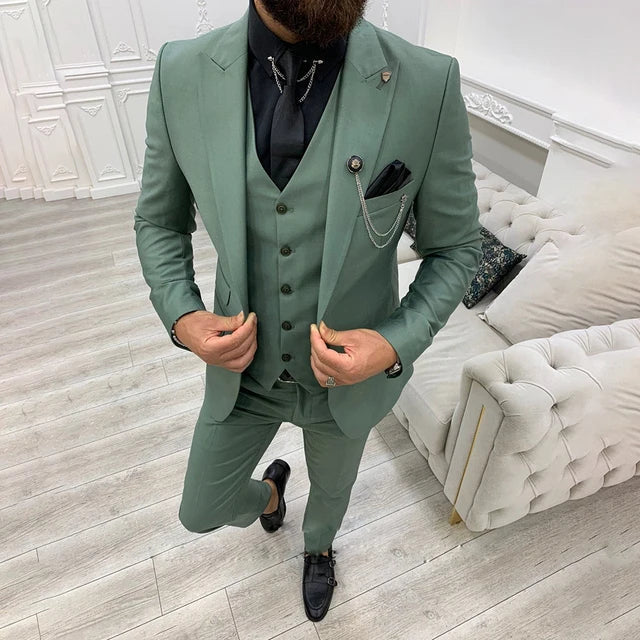 Herren Moderne Anzug | Dreiteilig