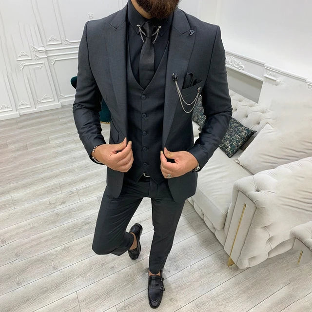Herren Moderne Anzug | Dreiteilig