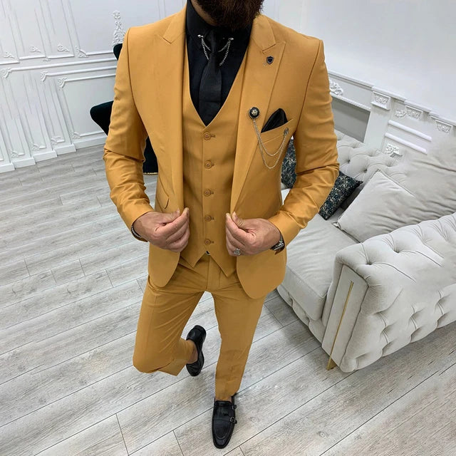 Herren Moderne Anzug | Dreiteilig