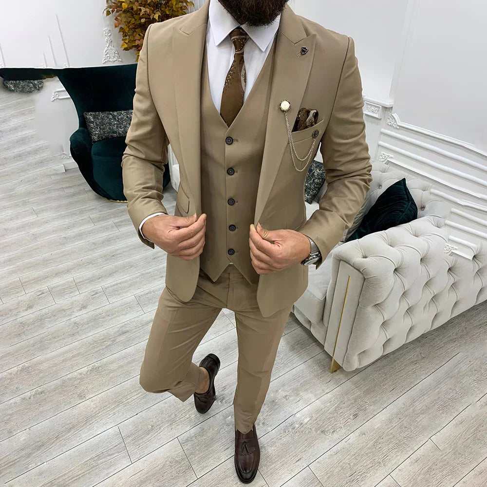 Herren Moderne Anzug | Dreiteilig