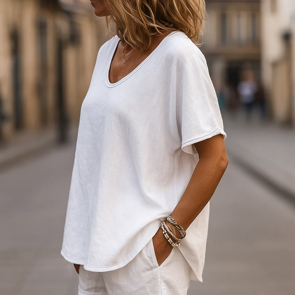 Beatrice | Damen Übergroß T-Shirt | Kurzarm