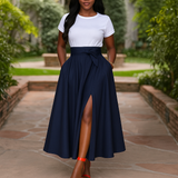 Feija | Damen Vintage Elegant Röcke | Maxi