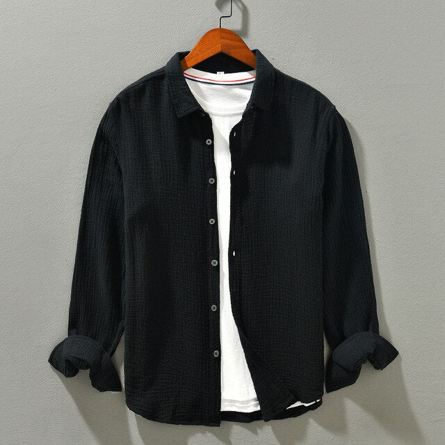Chemise homme à manches longues | Élégante