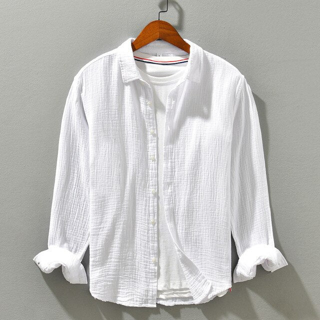 Chemise homme à manches longues | Élégante