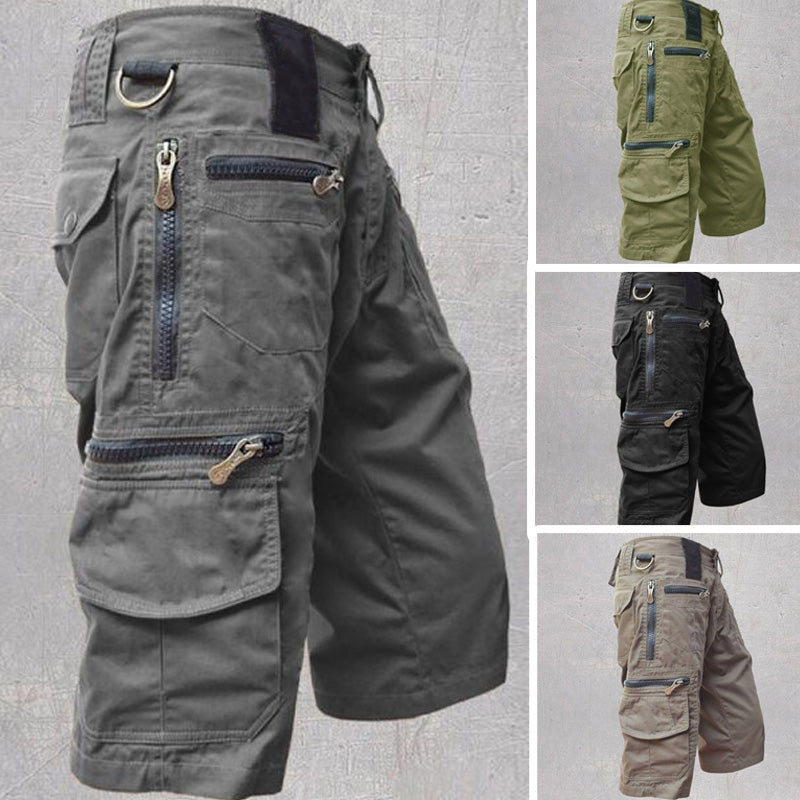 Herren Mehrere Taschen Kurze Hosen