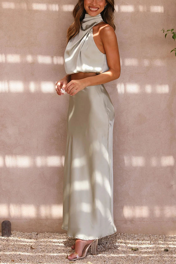 Berenie | Women's Wedding Guest Top and Skirt Set | Two-Piece