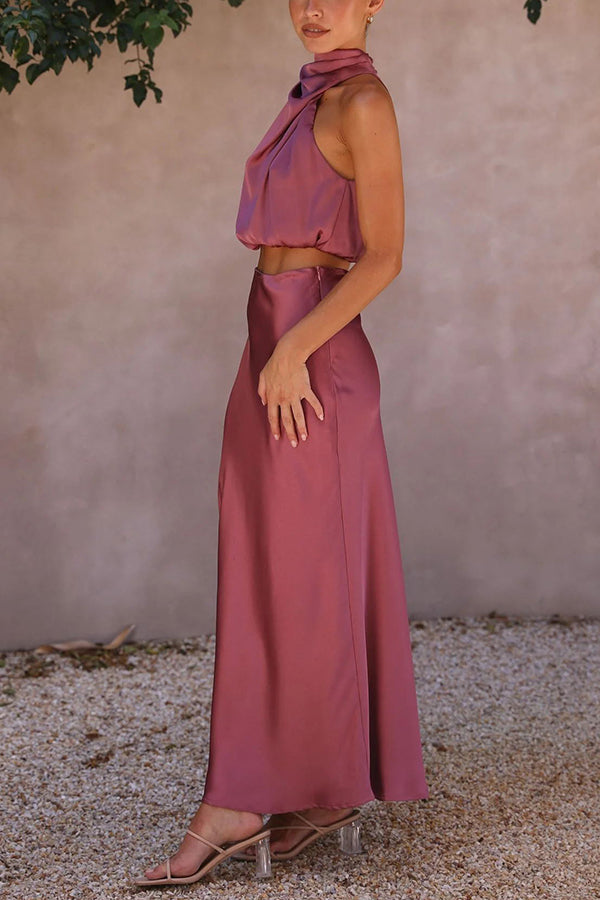 Berenie | Women's Wedding Guest Top and Skirt Set | Two-Piece