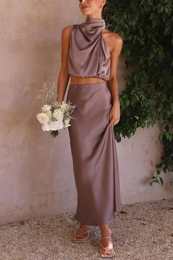 Berenie | Women's Wedding Guest Top and Skirt Set | Two-Piece