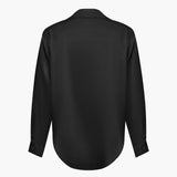 Damen Geknöpft Lang Bluse