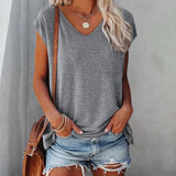 Ilonna | Damen V-Ausschnitt Oberteil | Klassiker