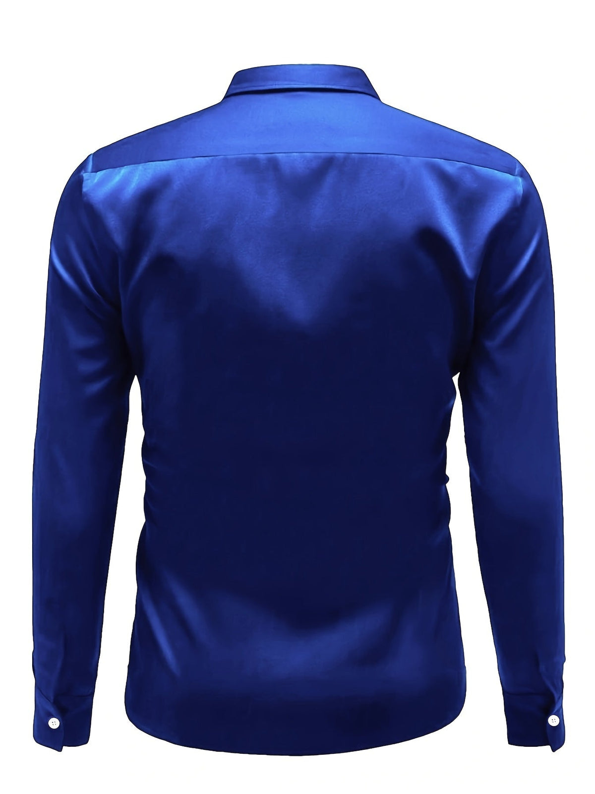 Herren Knopfleiste Langarm Hemd