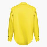 Damen Geknöpft Lang Bluse