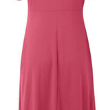 Maryjane | Damen Midikleid | V-Ausschnitt