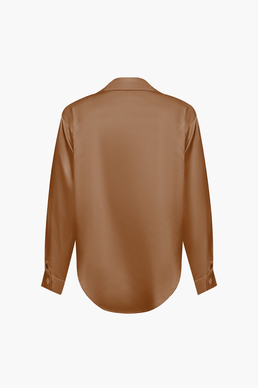 Damen Geknöpft Lang Bluse