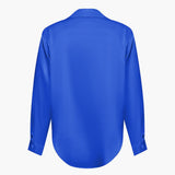 Damen Geknöpft Lang Bluse