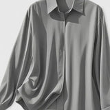 Hazel | Camisa abotonada con tapeta oculta