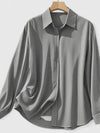 Hazel | Camisa abotonada con tapeta oculta