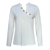 Livia | Damen Moderner Elegant Bluse | Langarm