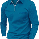 Stefan | Herren Langärmeliges Polo-Shirt | Klassischer Schnitt