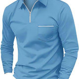 Stefan | Herren Langärmeliges Polo-Shirt | Klassischer Schnitt