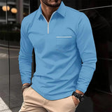 Stefan | Herren Langärmeliges Polo-Shirt | Klassischer Schnitt