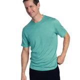 Herren Kurzarm Rundhals Einfach T-Shirt