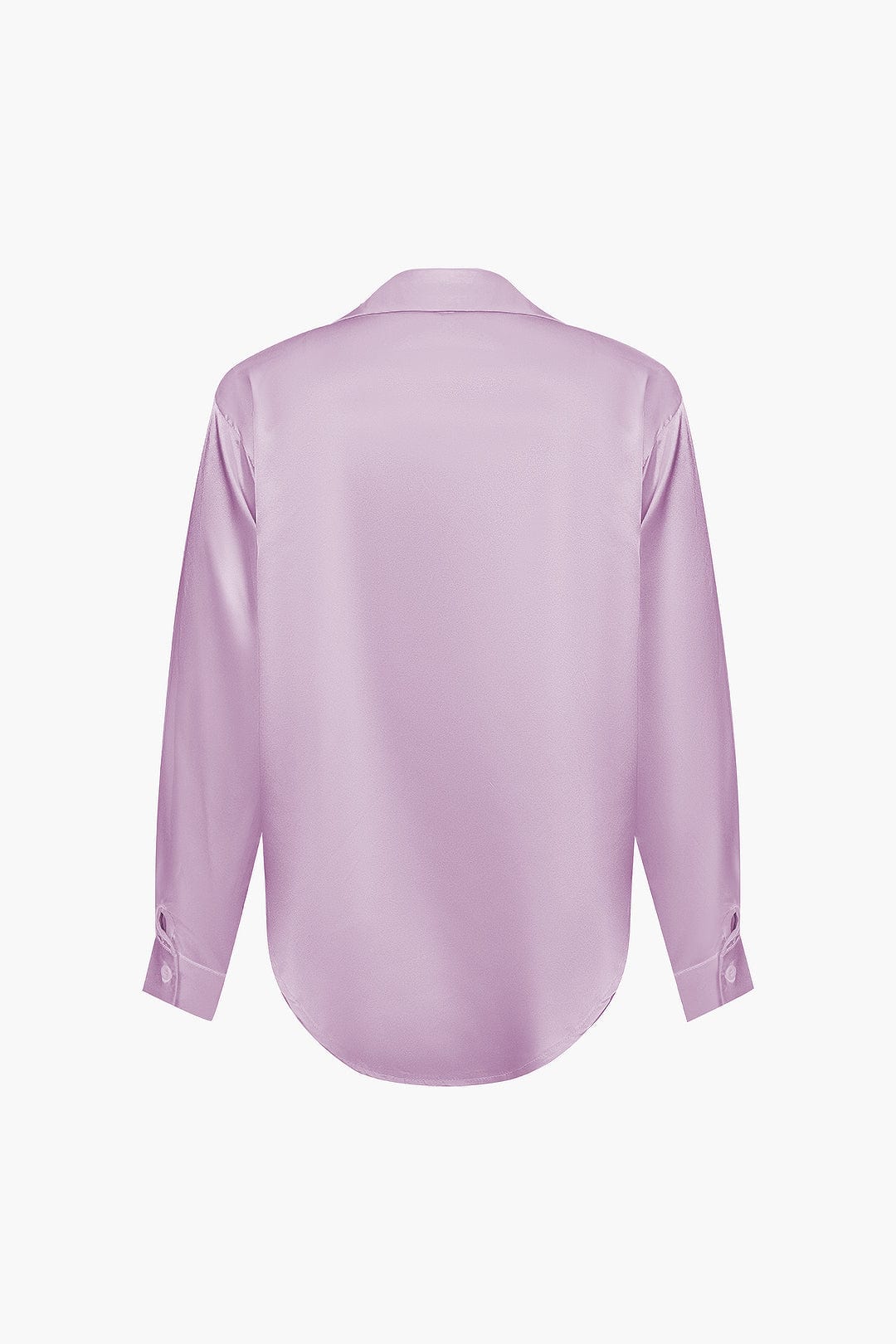 Damen Geknöpft Lang Bluse