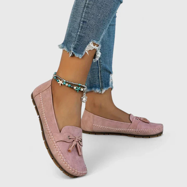 Stella | Gummisohle Flache Sohle Ballerinas