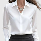 Hazel | Camisa abotonada con tapeta oculta
