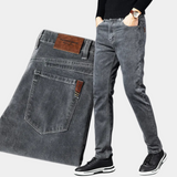 Herren Dunkelgrau Dünn Jeans