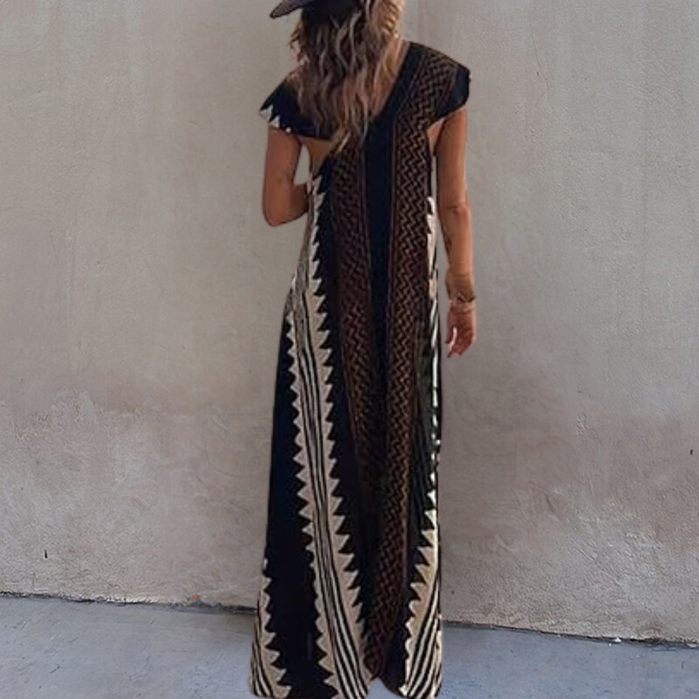 Sendira | Damen Stilvoll Sommerkleid | Maxi
